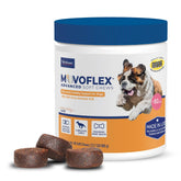 MOVOFLEX jar front view showing product and clear branding for informed selection