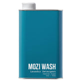 Mozi Wash frente de botella mostrando diseño y tamaño, fragancia duradera