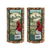 Mr. Bird front packaging cylinder 2-pack showing product and weight benefits
