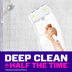 Mr. Clean detalle del cabezal giratorio que llega a esquinas difíciles del baño