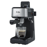 Mr. Coffee front view showing controls and portafilter for easy home brewing
