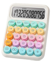 Mr. Pen vista frontal de la calculadora mostrando pantalla amplia y diseño portátil
