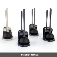 MR.SIGA detalle de cerdas de nylon, limpieza bajo el borde efectiva