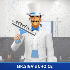 MR.SIGA detalle de goma y clip de aluminio, mayor durabilidad