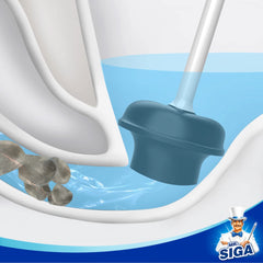 MR.SIGA soporte con tapa ventilada abierta para secado higiénico del cabezal