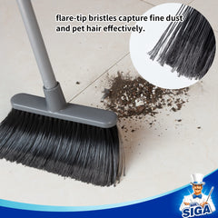 MR.SIGA recogedor con borde de goma para recogida al ras sin residuos