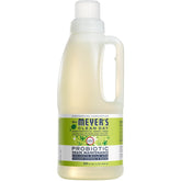 Mrs. MEYER'S botella frontal limón verbena mostrando diseño y aroma fresco