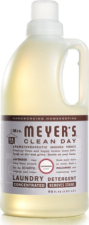 Mrs. MEYER'S botella frontal lavanda, presentación clara y rendimiento concentrado