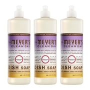 Mrs. MEYER'S frente del envase mostrando aroma y volumen útil