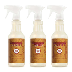 Mrs. MEYER'S vista frontal del pack de 3, limpieza lista para el hogar