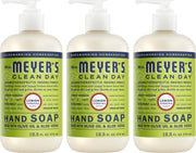 Mrs. MEYER'S envase frontal Lemon Verbena mostrando etiqueta clara y beneficios
