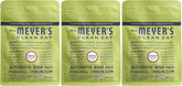 Mrs. MEYER'S front packaging showing Lemon Verbena pods for fresh cleaning