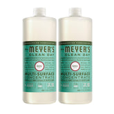 Mrs. MEYER'S vista frontal del pack 2, limpieza eficaz y ahorro