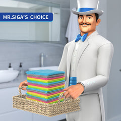 MR.SIGA primer plano textura microfibra absorption y sin pelusas