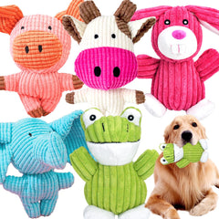 MRSOHRET pack frontal de cinco peluches con chirriador para diversión