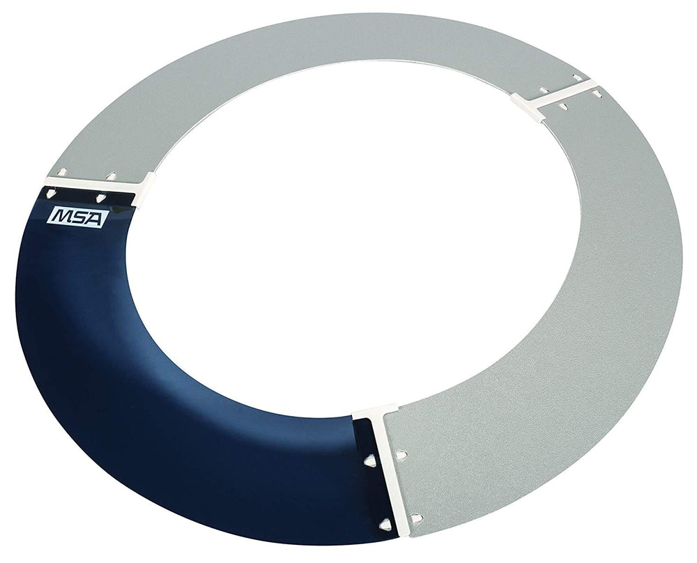MSA Sun Shield vista frontal del empaque mostrando ajuste rápido