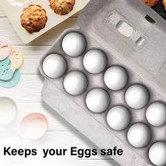 MT Products comparación de tamaño para una docena de huevos