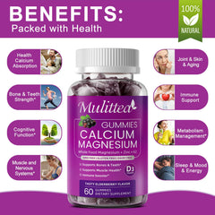 Mulittea gummies in hand to show size and easy-to-take benefit