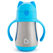 Munchkin vaso Cool Cat frente azul muestra diseño y capacidad