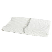 Munchkin changing pad front view showing size and neutral design benefit non-skid stability