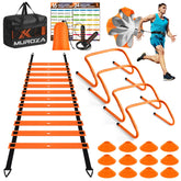 MUROZA set frontal con todos los accesorios, facilita entrenamientos completos