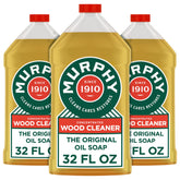 Murphy botella pack frontal mostrando tres envases y limpieza eficiente