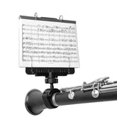 MusBoard TC10C front view showing stable frame and flip folder benefit