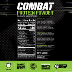 MusclePharm polvo en primer plano destacando textura y mezcla fácil
