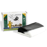 Mutt Mitt front view of 200-count header-style dispenser, convenient access