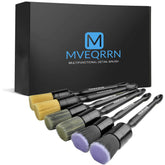 MVEQRRN vista frontal del set de brochas mostrando seis piezas y beneficios de variedad