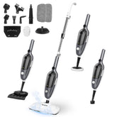 Mxnsewr vista frontal del Steam Mop mostrando diseño y control fácil