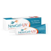 MyNewGel NewGel+ UV front tube showing product and SPF benefit
