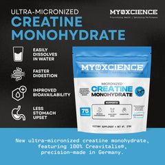 MYOXCIENCE polvo micronizado en primer plano con textura fina