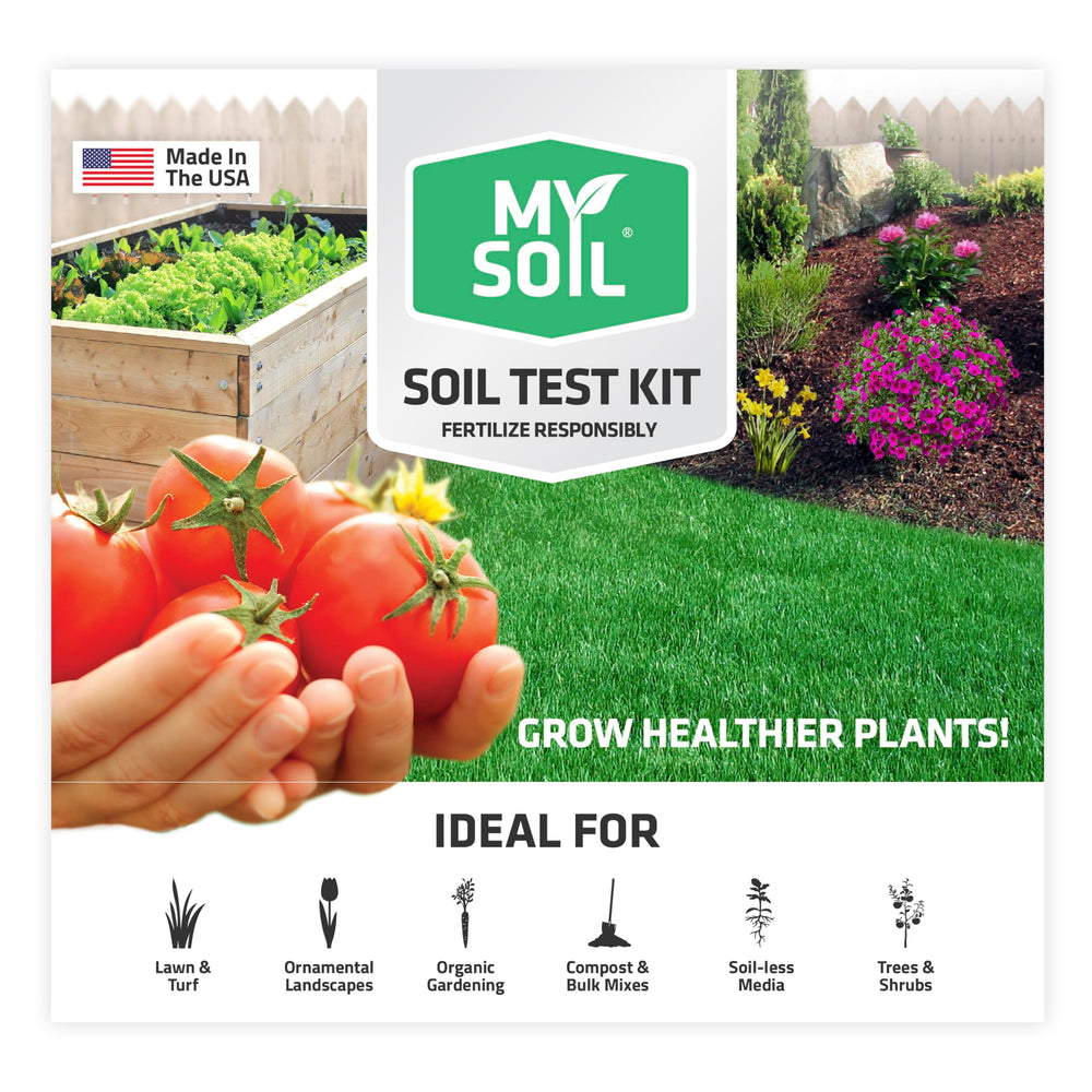 MySoil kit front packaging showing contents and ease of use benefit