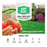 MySoil kit front packaging showing contents and ease of use benefit