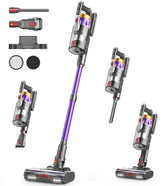 NADALY front view of stick vacuum showing slim design and portability benefit