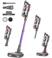 NADALY front view of stick vacuum showing slim design and portability benefit