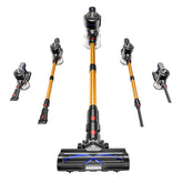 NADALY front view of cordless stick vacuum showing sleek profile and portability