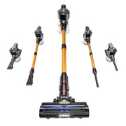 NADALY front view of cordless stick vacuum showing sleek profile and portability