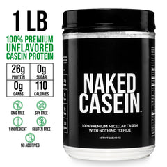 NAKED casein primer plano del polvo para apreciar la textura cremosa