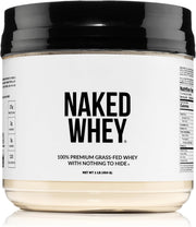 NAKED Whey envase frontal mostrando etiqueta y beneficio de un ingrediente