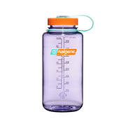 Nalgene botella amethyst vista frontal mostrando diseño resistente