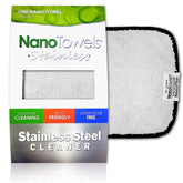 Nano Towels paquete frontal mostrando el paño y beneficio limpieza sin químicos