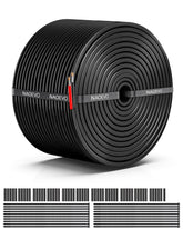 NAOEVO spool front view showing 50ft wire and label, clear product identification and length
