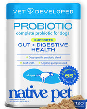 Native Pet front packaging showing product and quick benefit