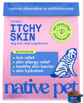 Native Pet front label showing product name and benefits for quick recognition