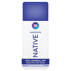Native envase frontal del spray mostrando diseño y práctica aplicación