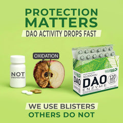 NATURDAO blíster individual mostrando sellado y protección