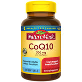 Nature Made bottle front view showing CoQ10 300 mg label and benefits