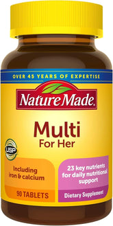 Nature Made envase frontal mostrando nombre y cantidad 90ct, ayuda a identificar producto